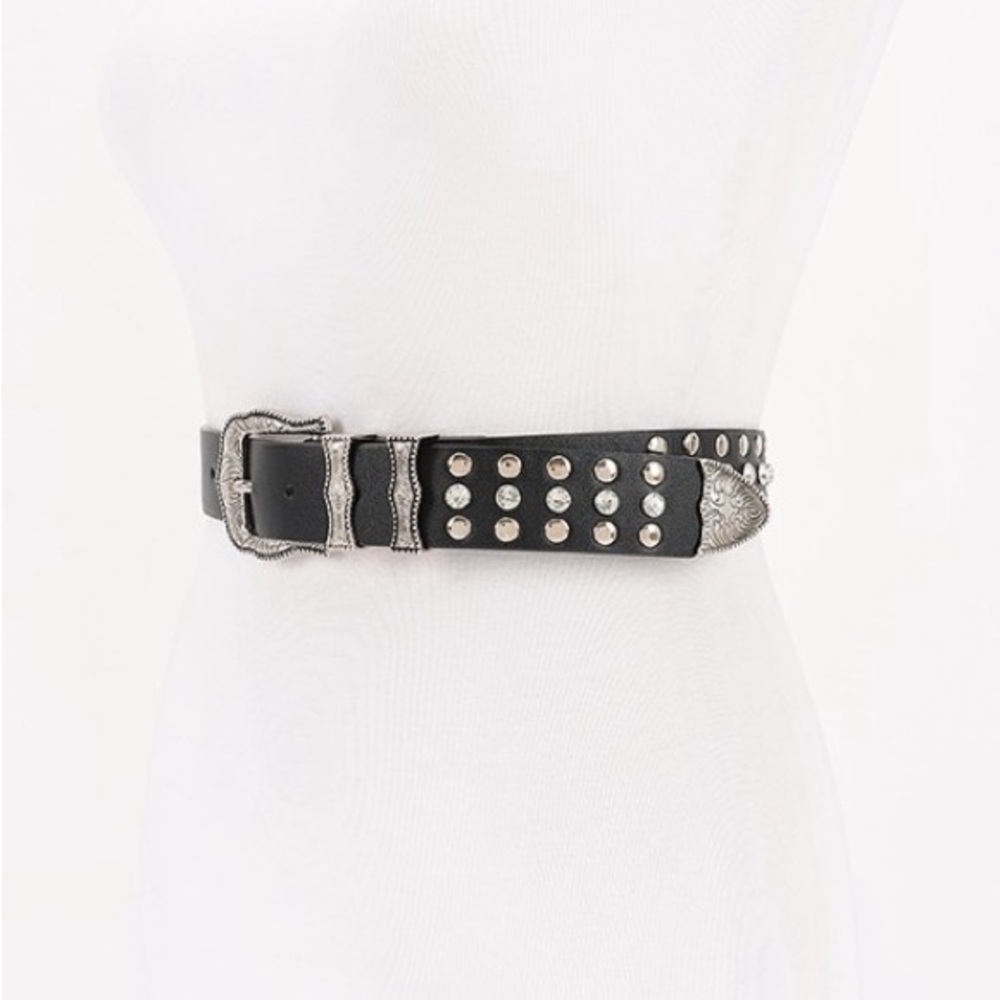 Studs & Rhinestones Belt - Picture 3 of 6